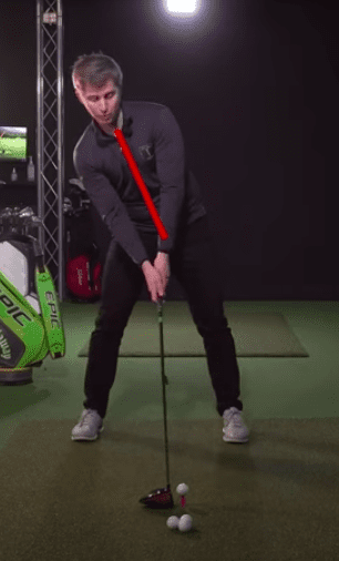 Golf Driver posture at setup tips