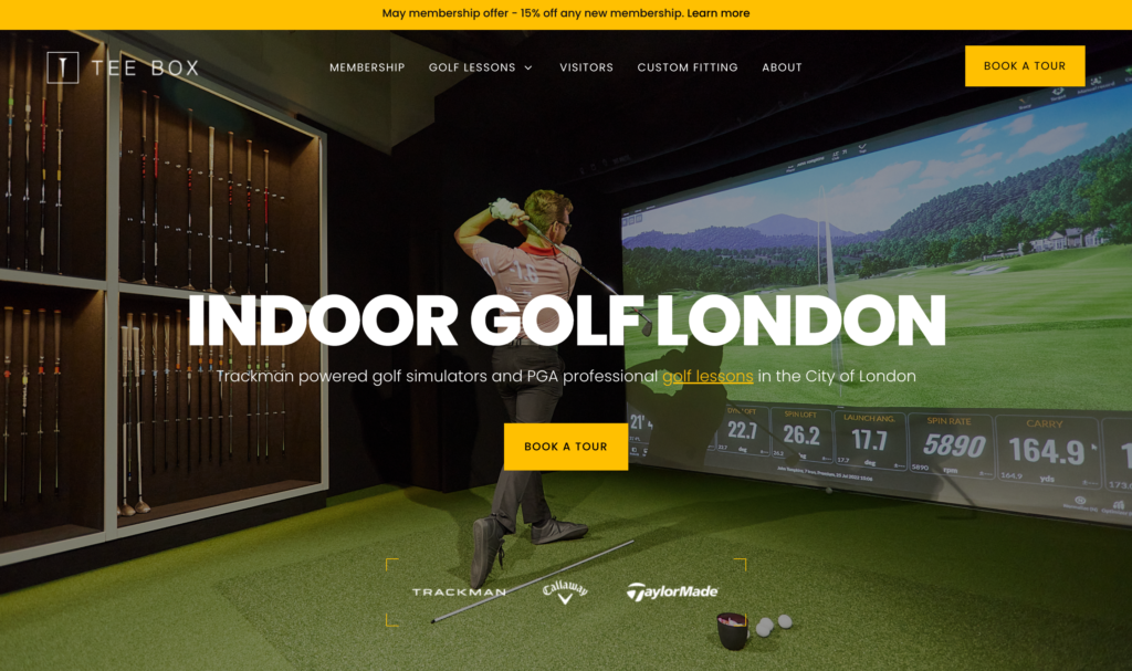 The Tee Box Virtual Golf, Sports Lounge, and More - The Tee Box